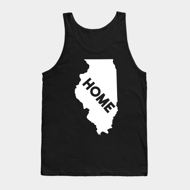 Illinois Is My Home Design. Graphic Illinoisan Tee Tank Top by ghsp